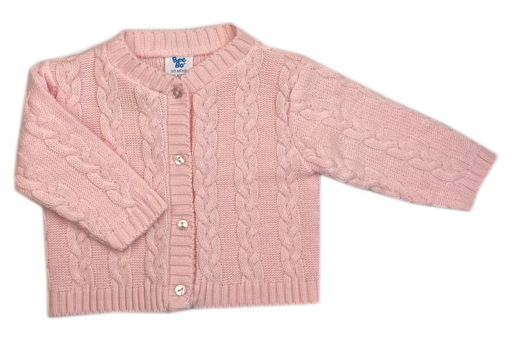 Cable knit cardigan