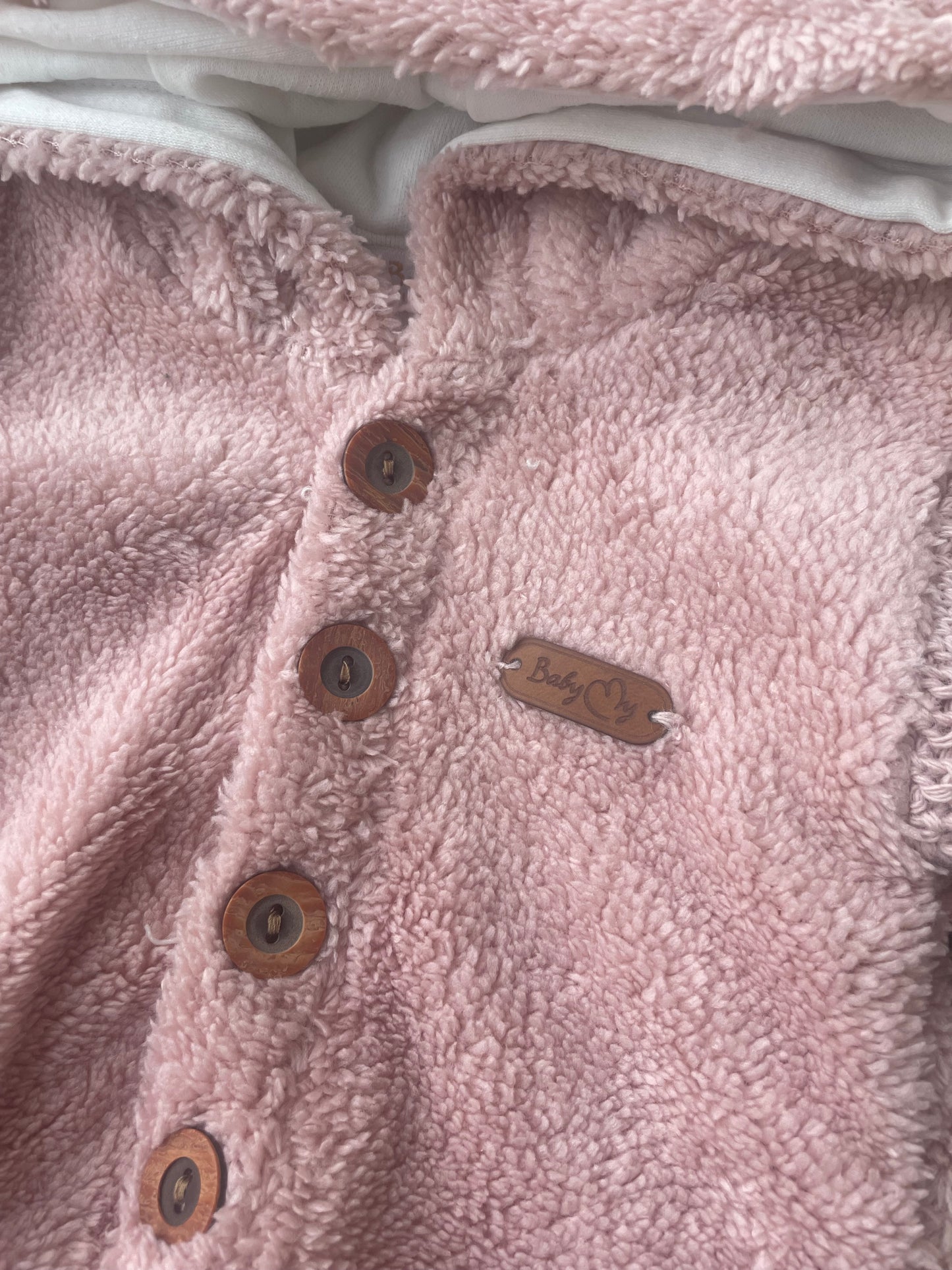 Baby pink cosy plush 2 piece