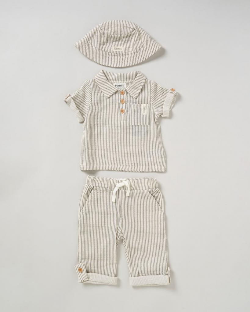 Striped Set with Hat