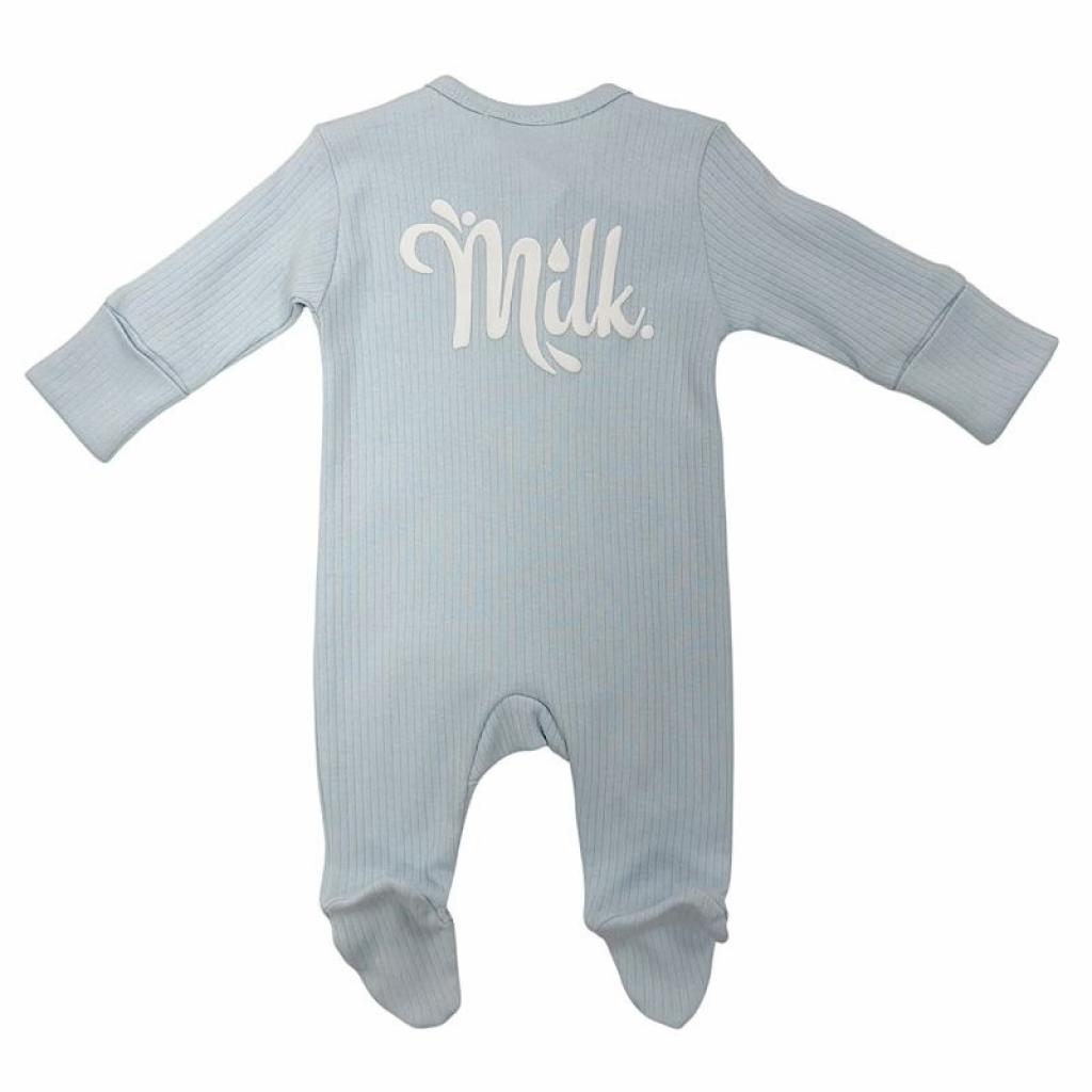 'Milk' Zip Sleepsuit
