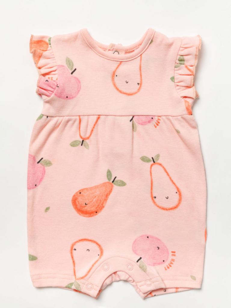'Apples and Pears' Romper and Shoes