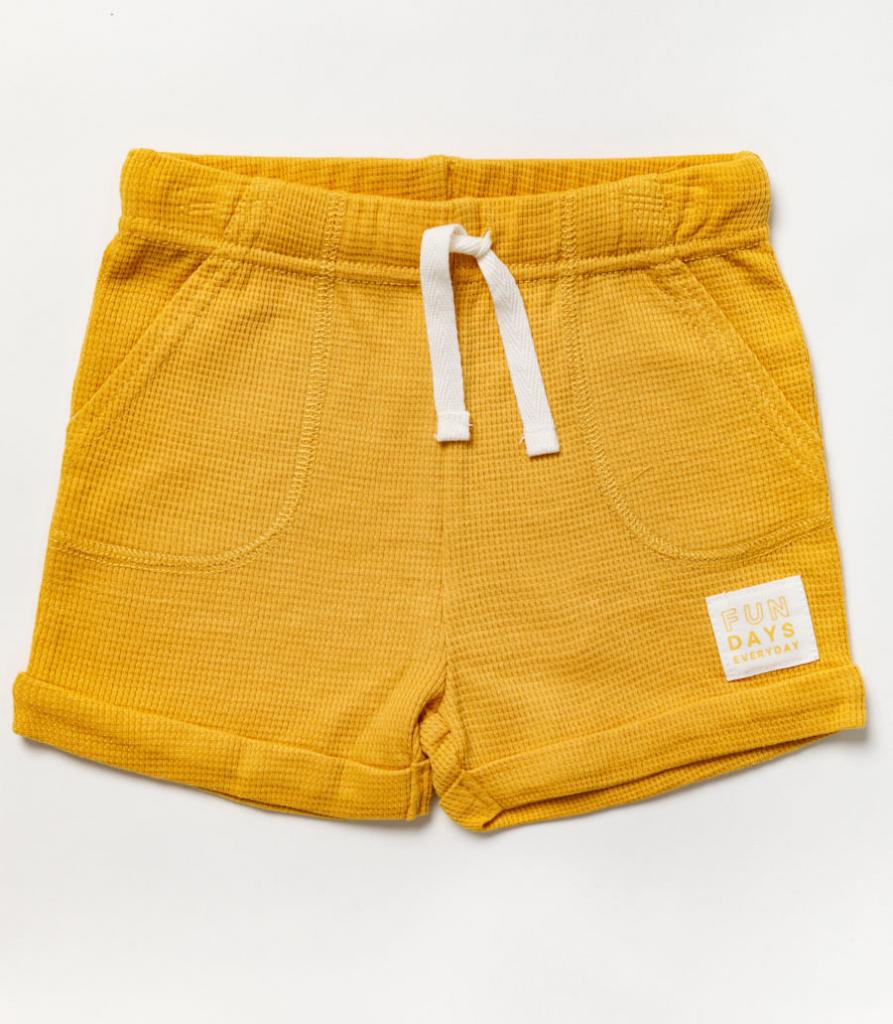 Yellow 'Fun days' Short Set