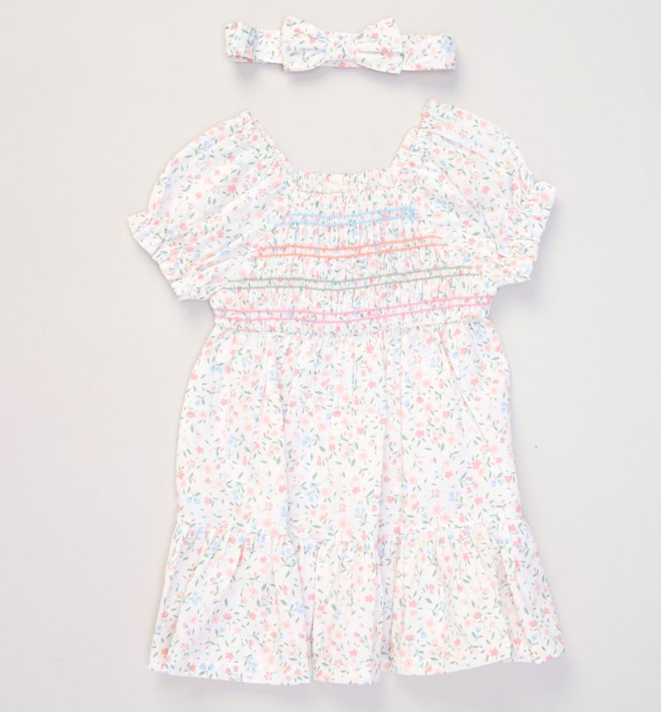 Floral Smocked Dress