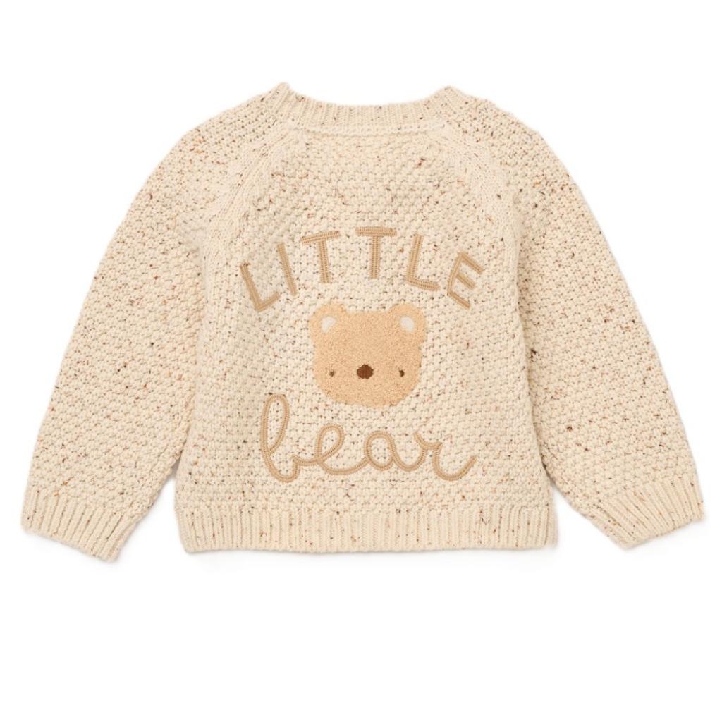 Natural 'Little Bear' Cardigan