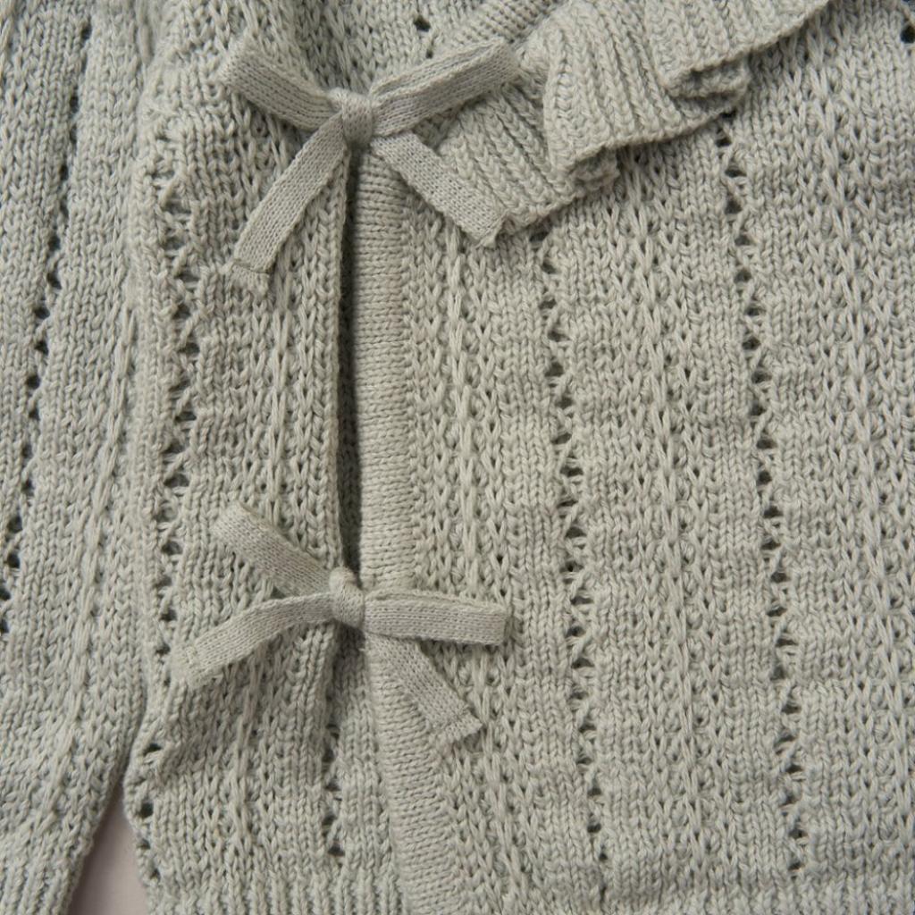 Wrap Frill Knitted Co-ord