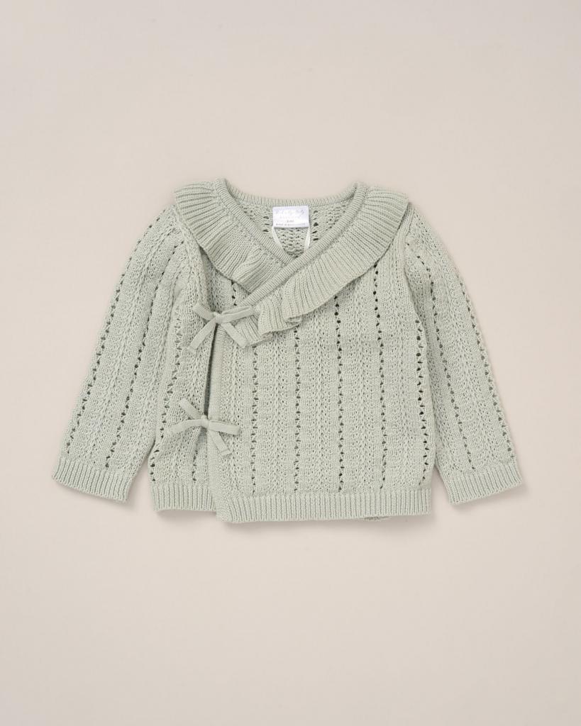 Wrap Frill Knitted Co-ord