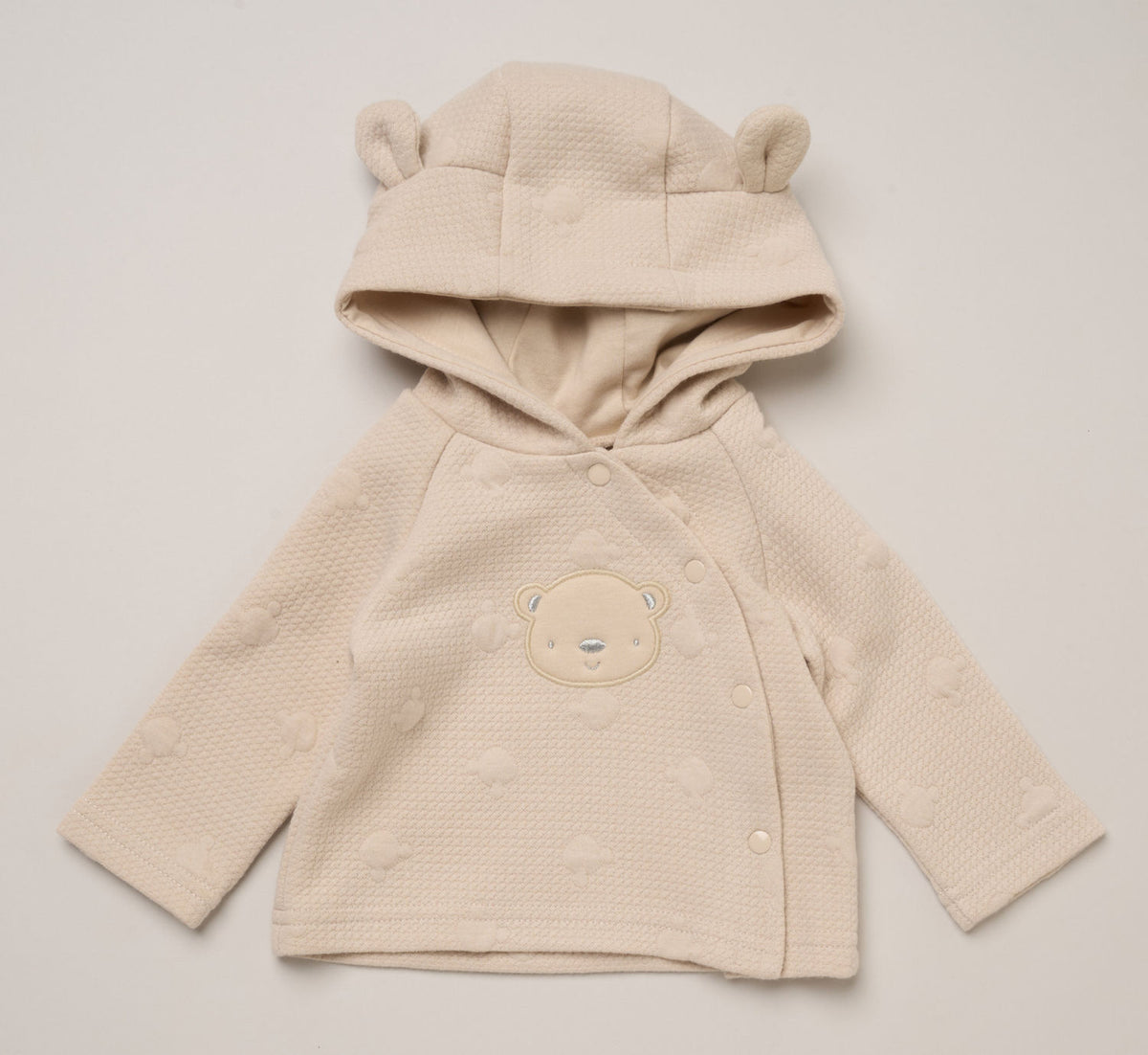 Teddy quilted hoodie Co-ord set