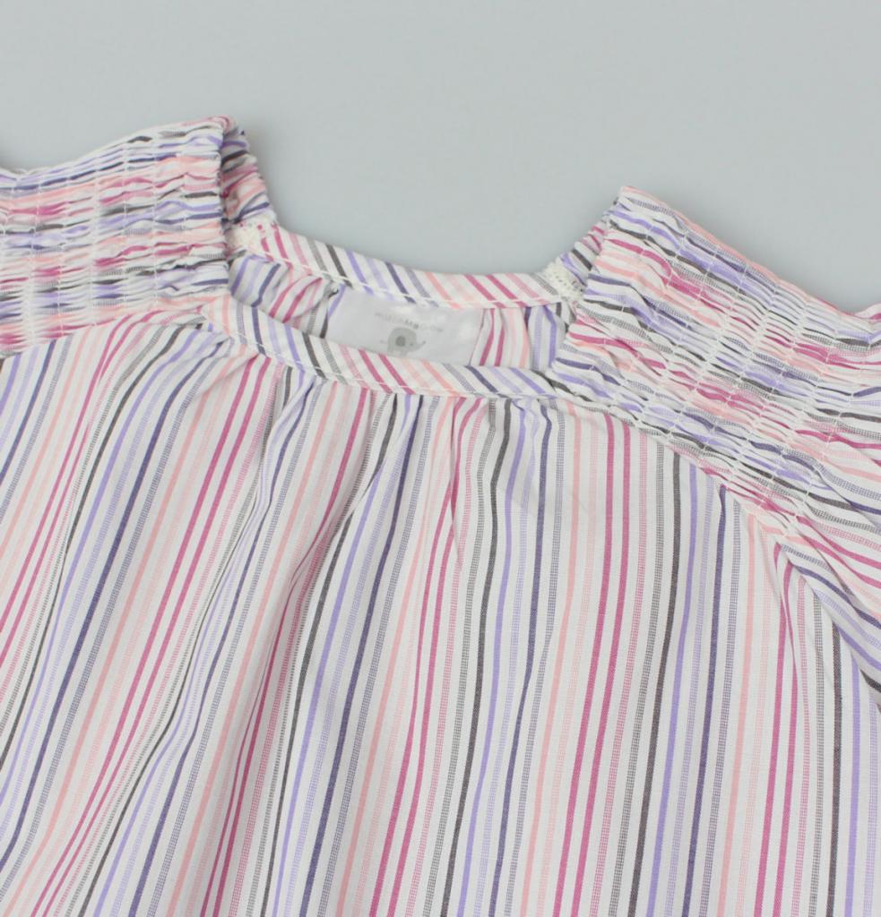 Pink Striped Two Piece