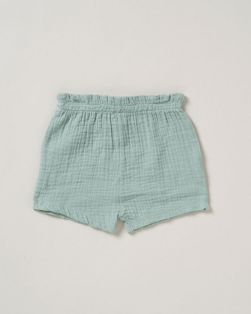 Crinkle Muslin Frill Shorts Set