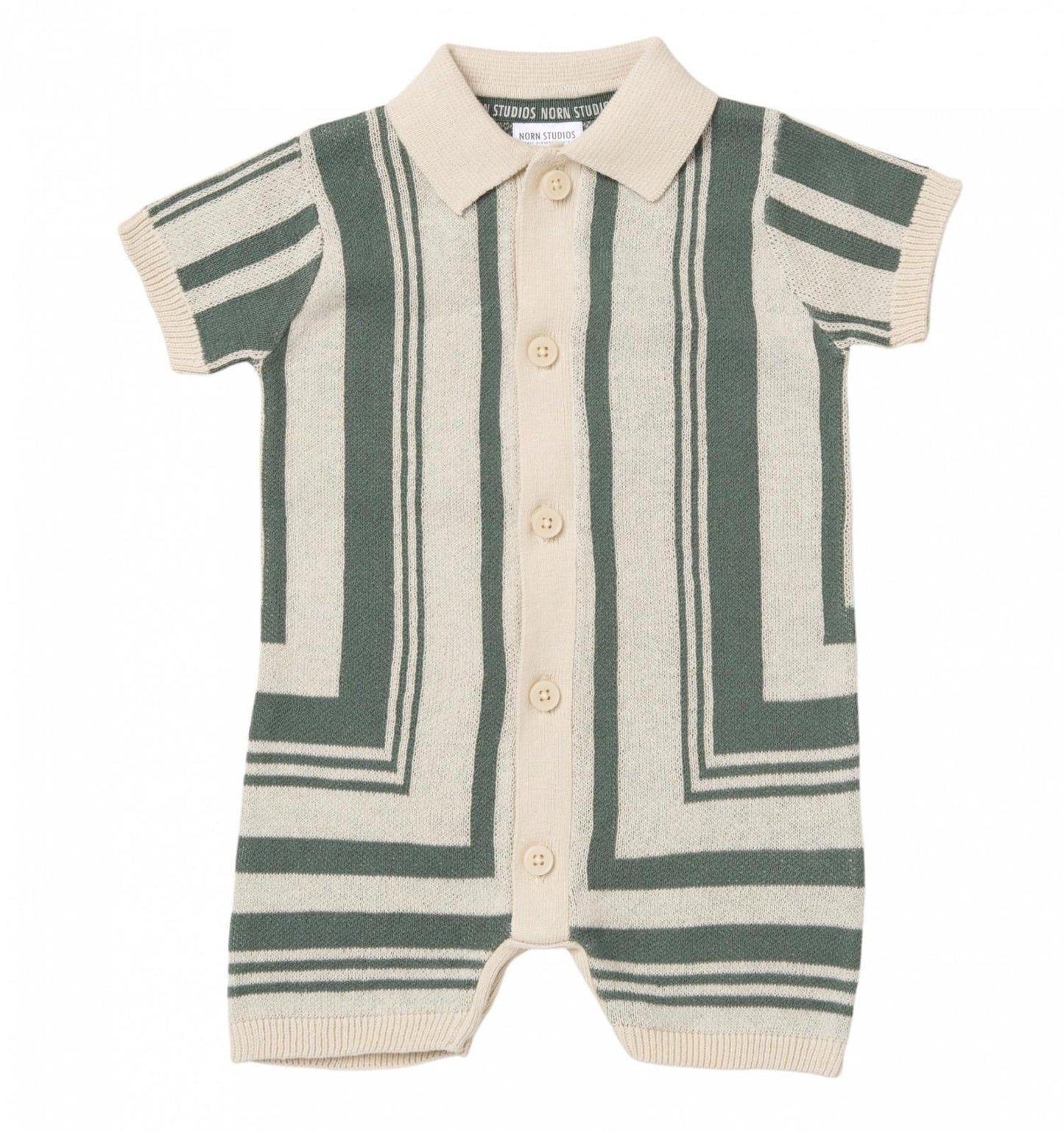 Geometric cotton Romper