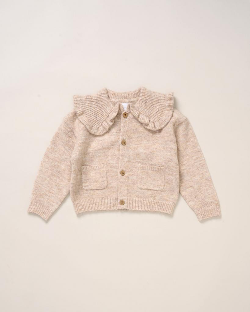 Knit Cardi & Tartan Skirt