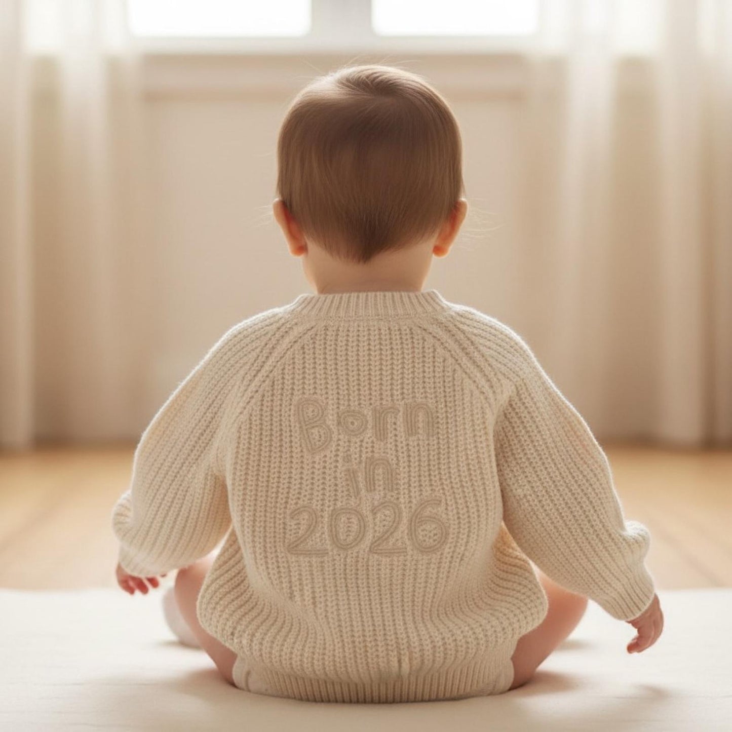 Born in 2026 cotton cardi