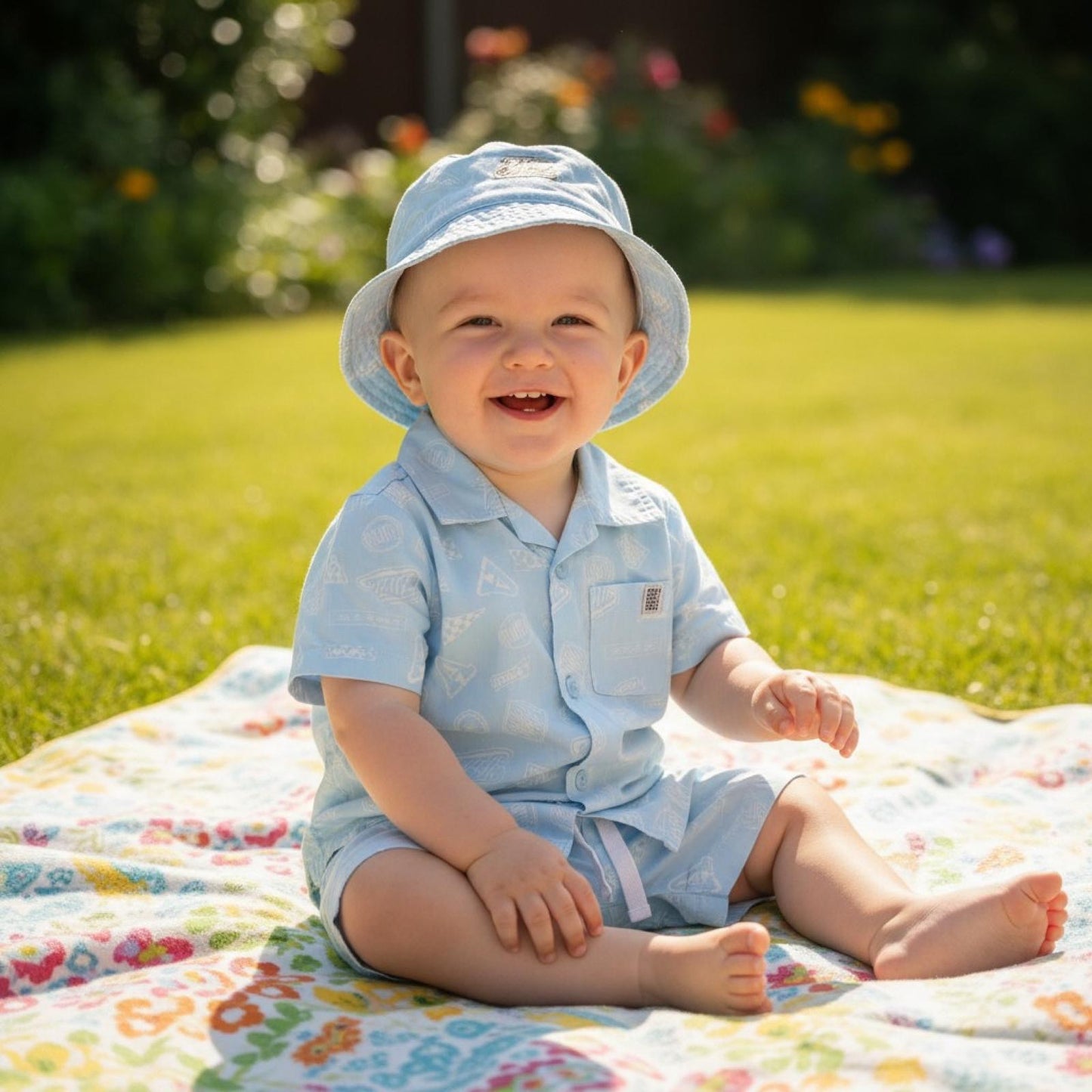 Sky blue 3 piece set