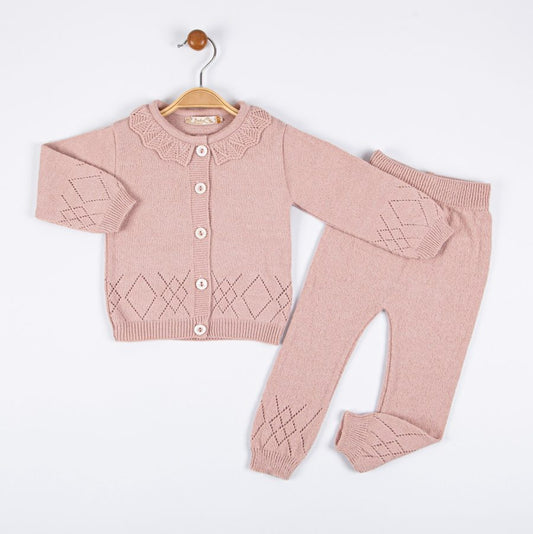 Frilly Knitted Set