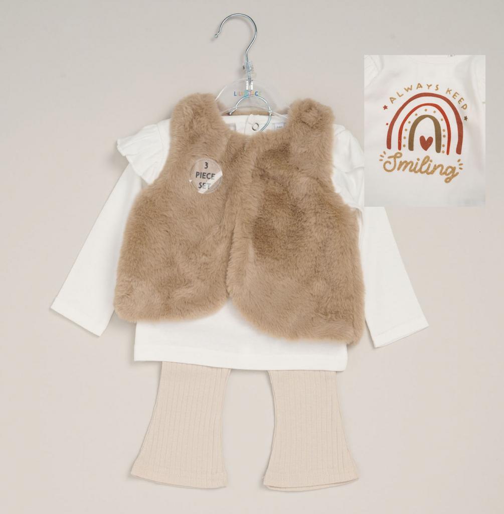 Smiling Gilet Set 2/5 yrs