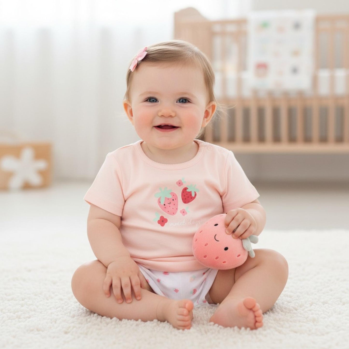 Strawberry shorts set with plushie