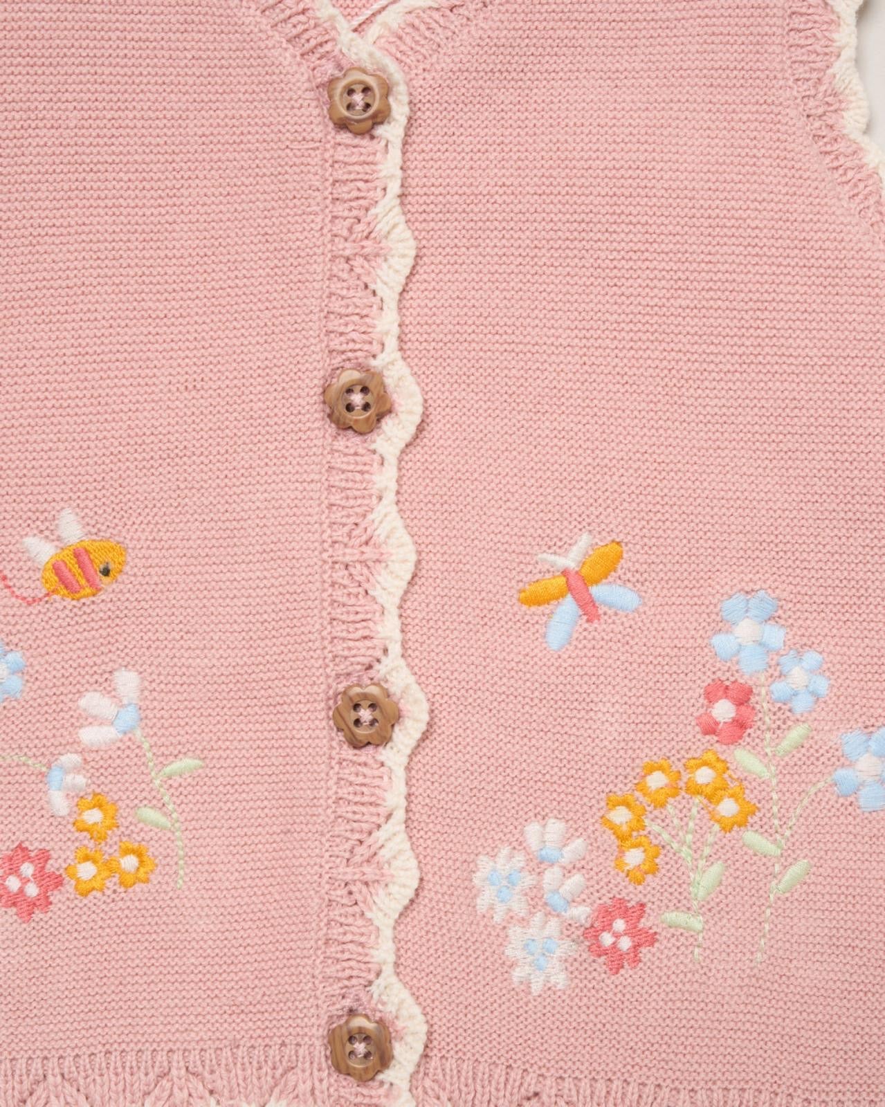 Cotton waistcoat & shorts set