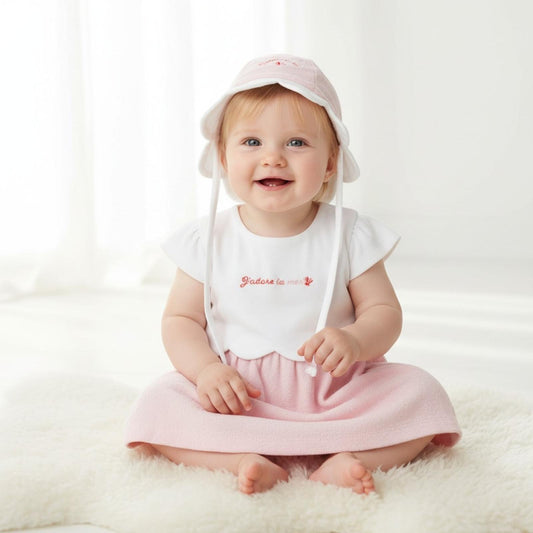 Jadore La Mer dress & hat