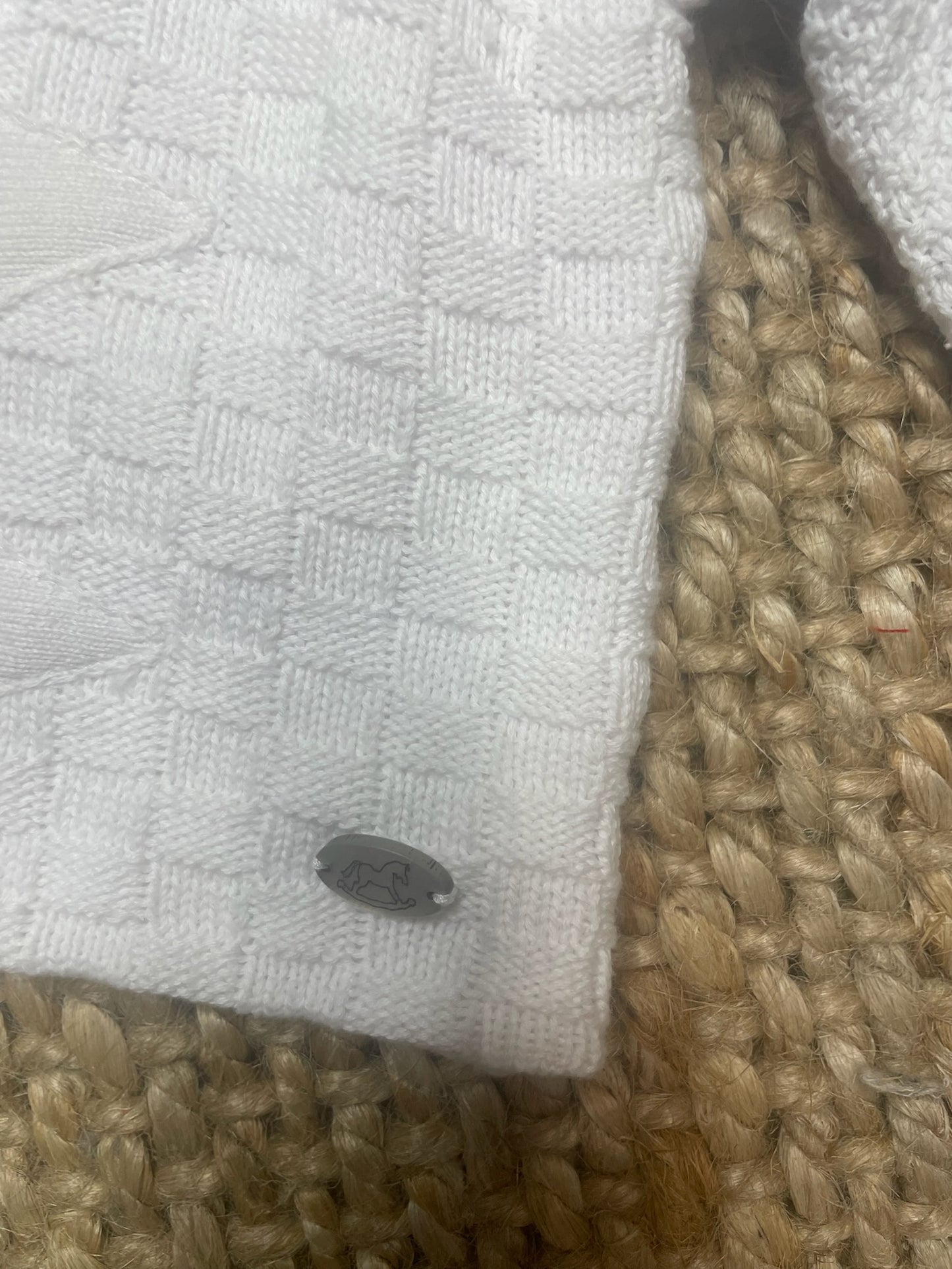 Hooded weave cotton Coatigan