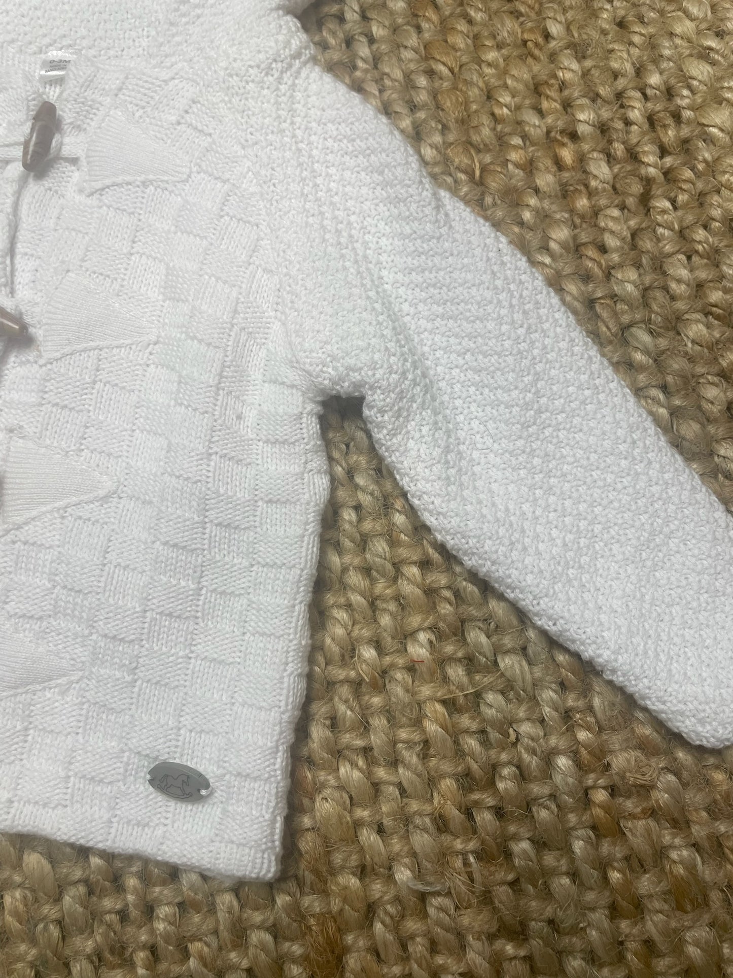 Hooded weave cotton Coatigan