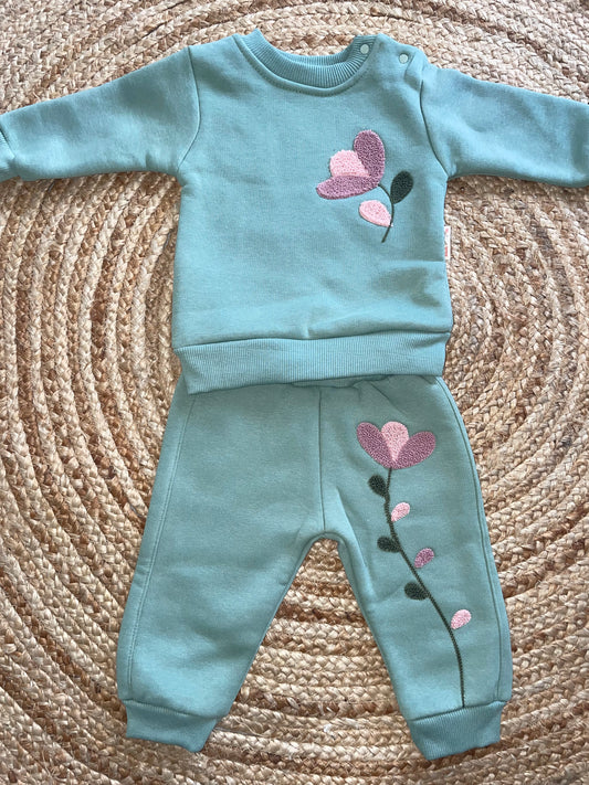 Floral Sage Tracksuit