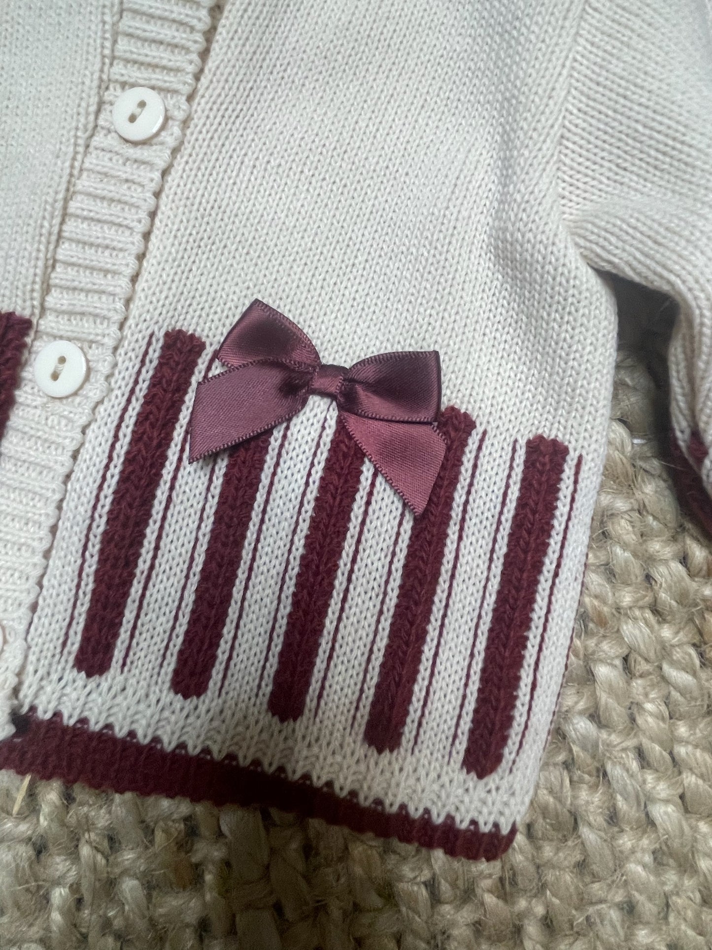 Ribbon cardigan