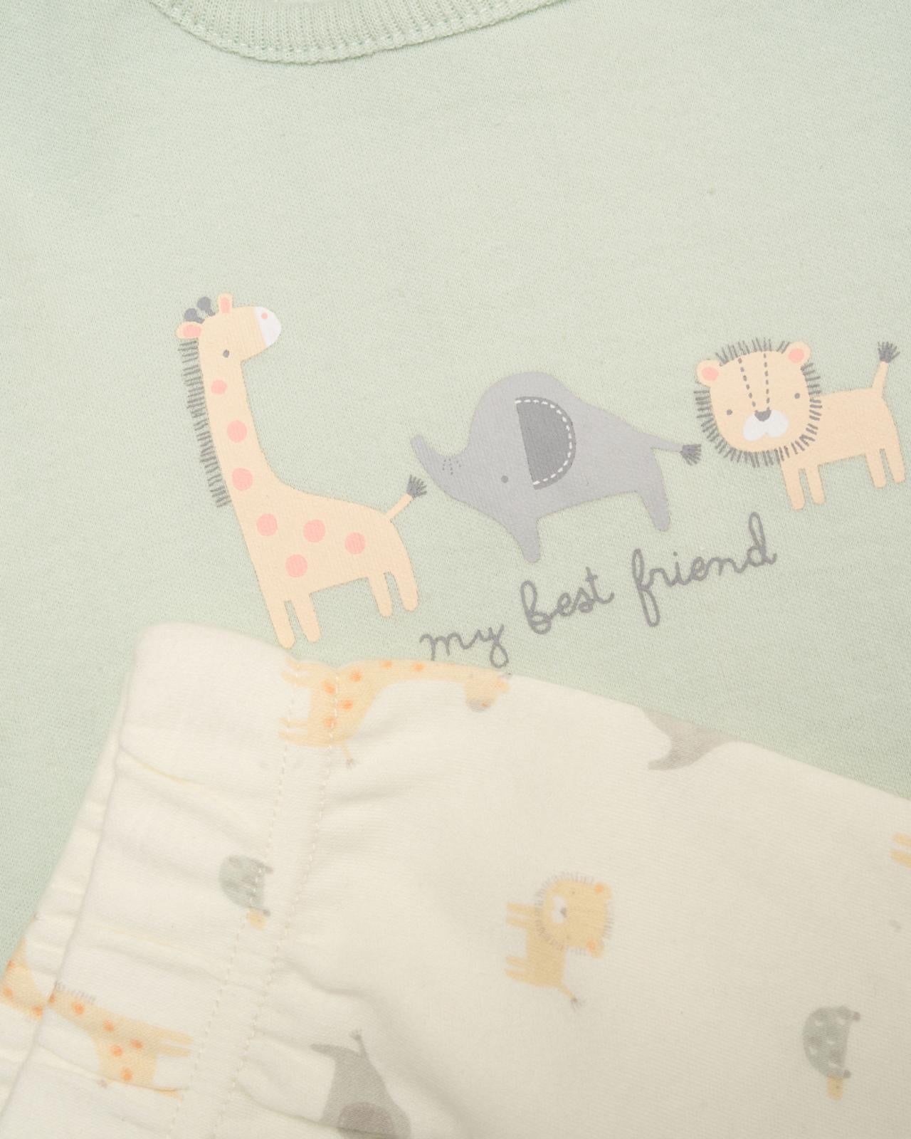 Giraffe shorts set with plushie