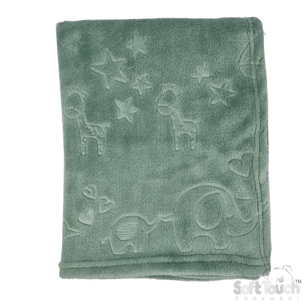Sage Softest wrap blanket