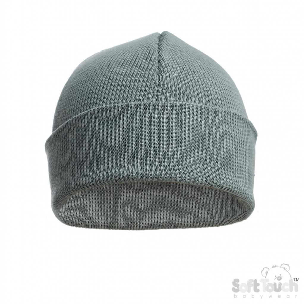 Sage Cotton Beanie Hat