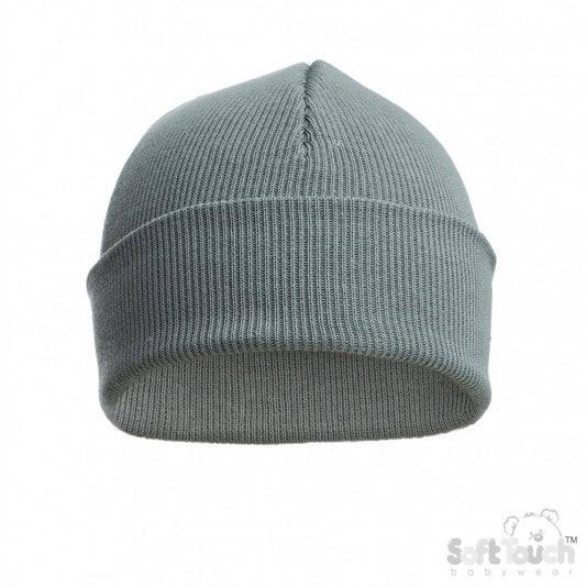 Sage Cotton Beanie Hat