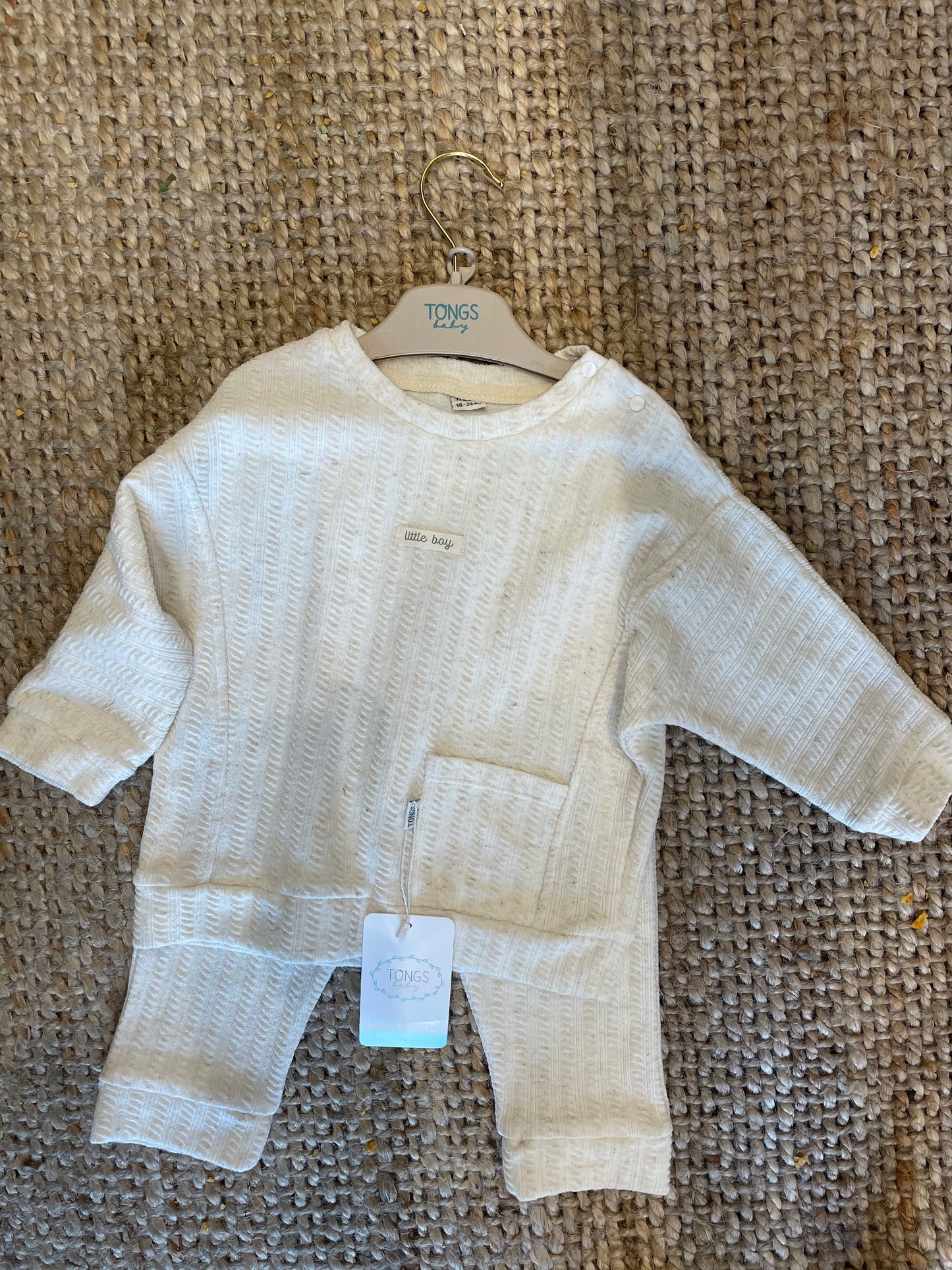 Ribbed cotton co-ord