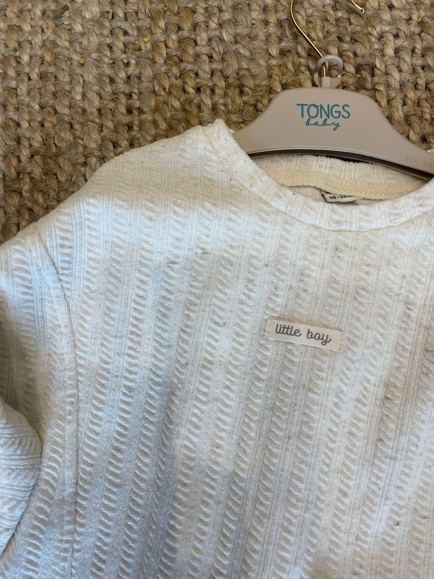 Ribbed cotton co-ord