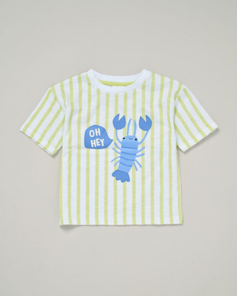 Hey lobster Tshirt shorts & shades set