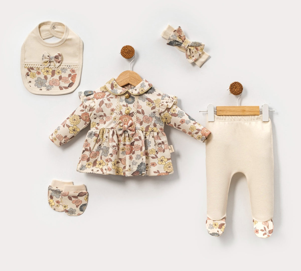 Floral 5 piece set