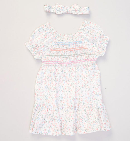 Floral Smocked Dress