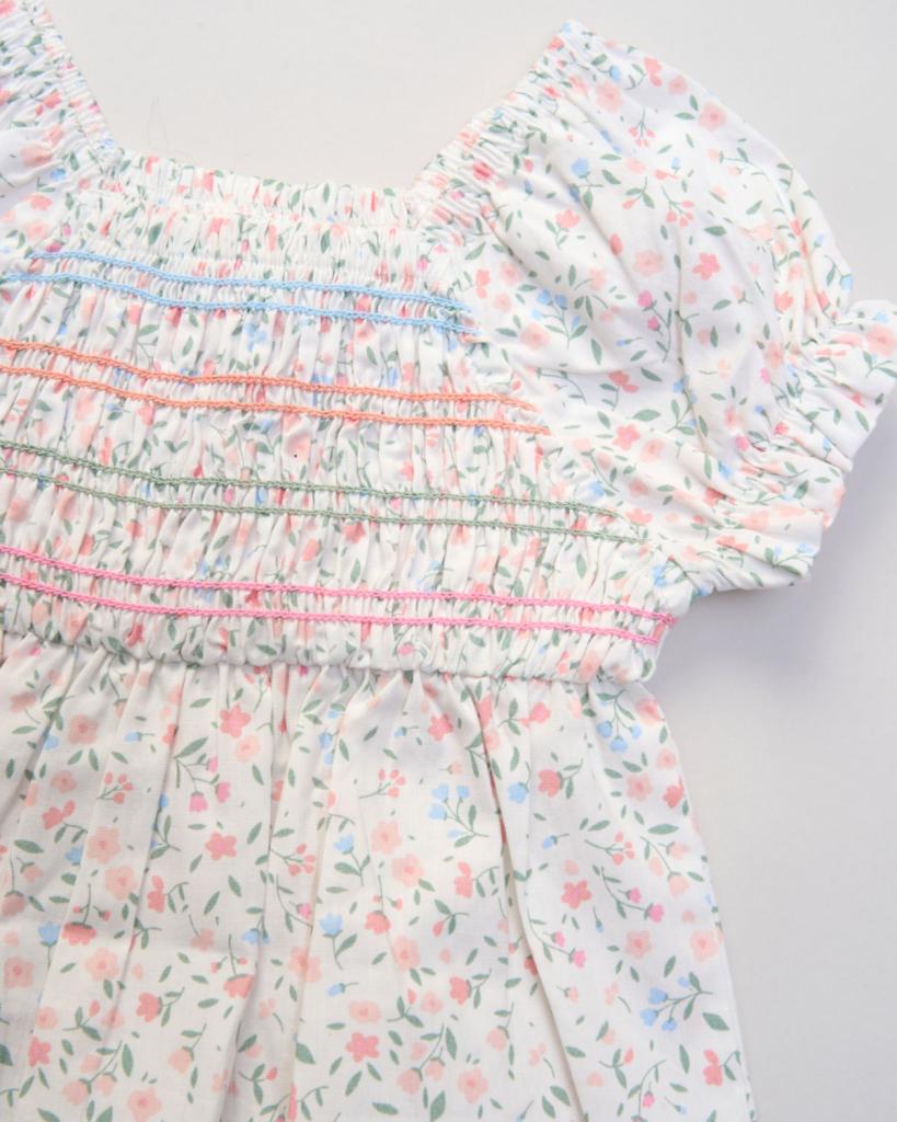 Floral Smocked Dress