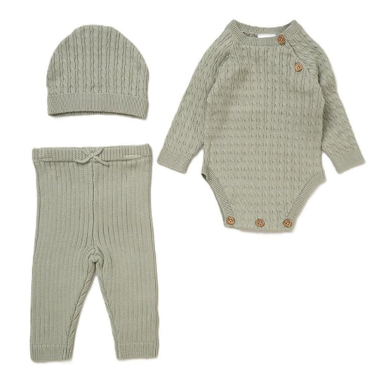 True Knit Sage Set
