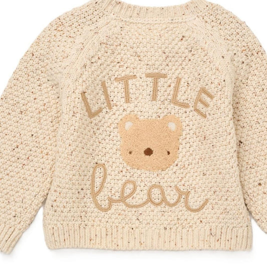 Natural 'Little Bear' Cardigan
