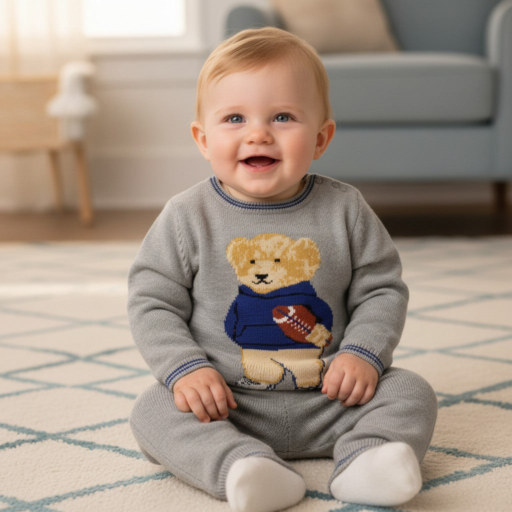 Teddy grey Co-ord set