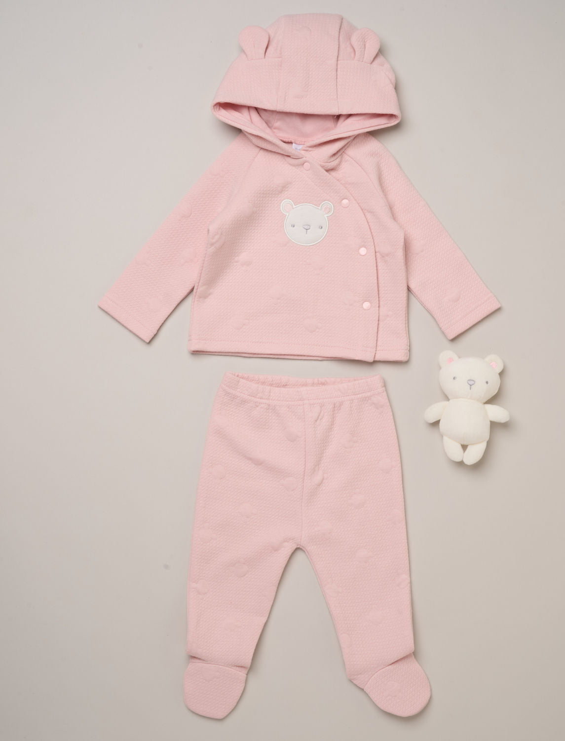 Teddy hoodie co-ord and toy