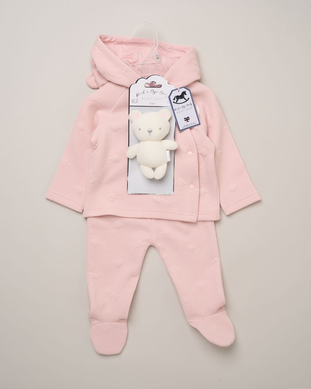 Teddy hoodie co-ord and toy