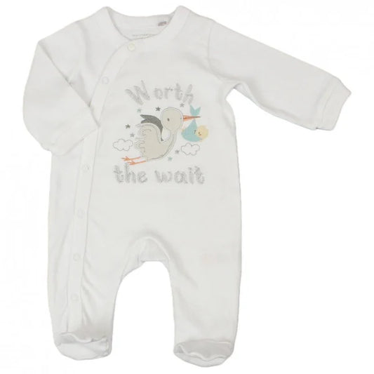 'WORTH THE WAIT' Sleepsuit
