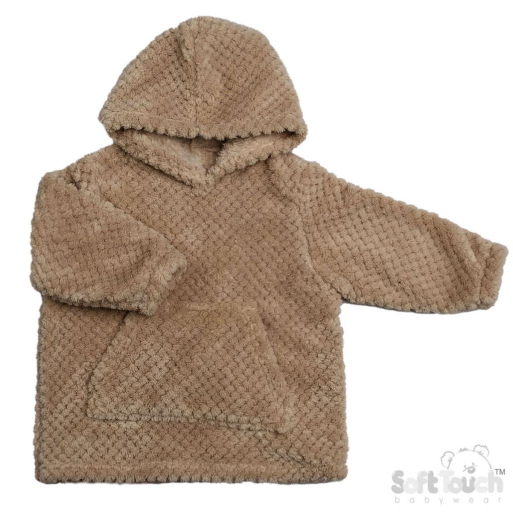 Softtouch oversize waffle hoodie